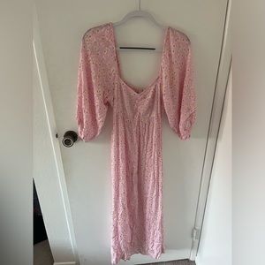 Billabong Pink Floral Maxi Dress